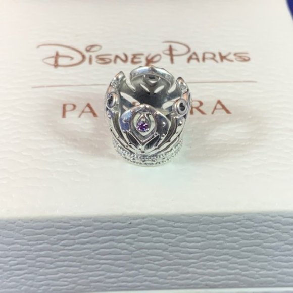 NWOT Pandora DISNEY Sterling Anna's Crown Charm - Picture 2 of 4